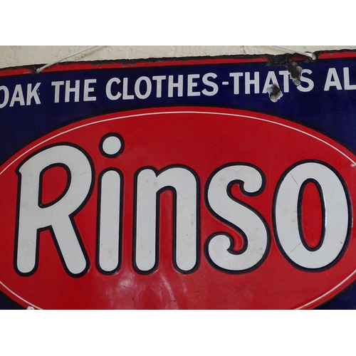 51 - A Vintage enamel Rinso sign 