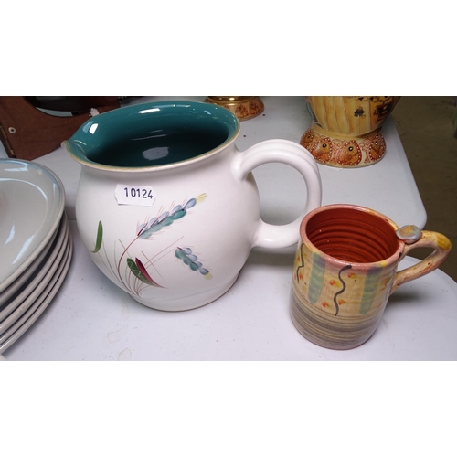 522 - Denby teapots and jugs etc