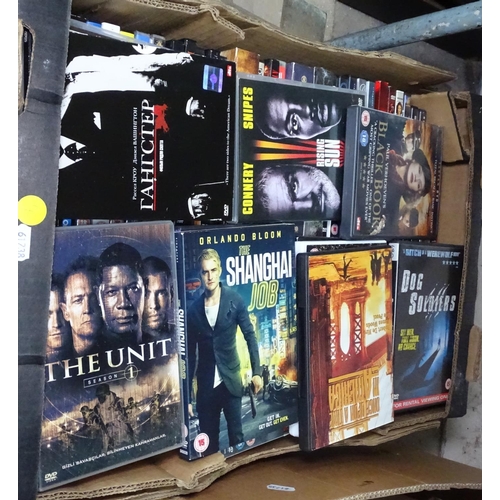 610 - 2 boxes of DVDs