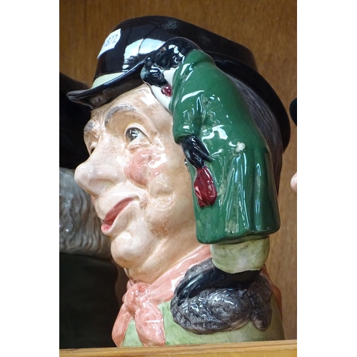 614 - 5 large Royal Doulton character mugs