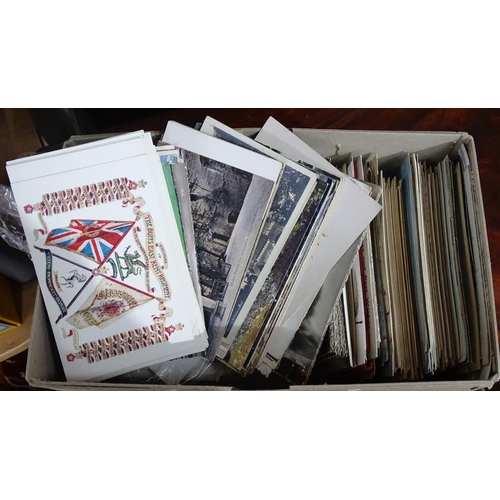 80 - A box of various postcards