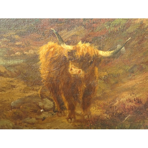 969 - Richards Oil on canvas, Highland buffalo