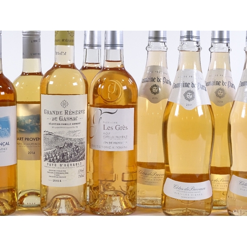 115 - 13 bottles of mixed French rose wine