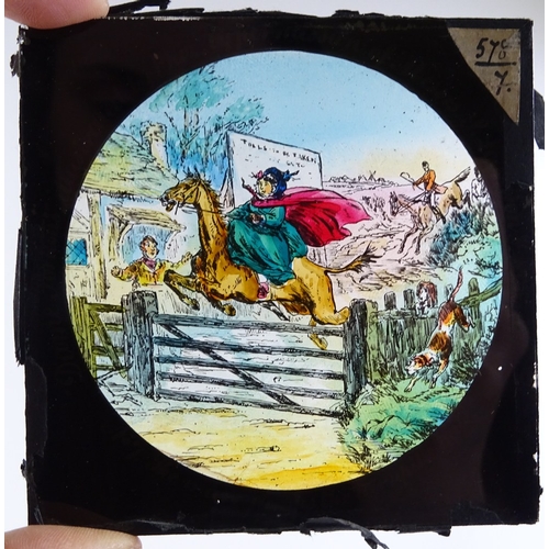 168 - A collection of Magic Lantern slides, including views of London