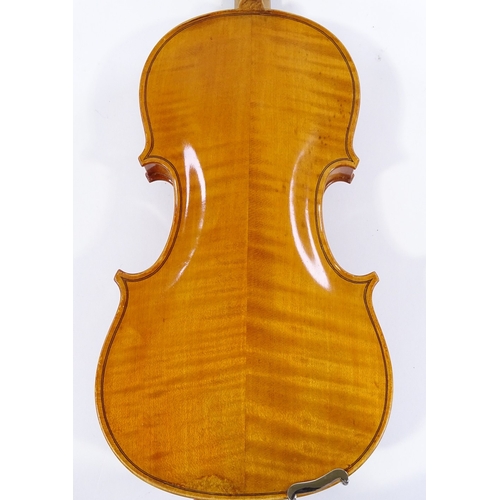 73 - A good quality Italian violin by Luigi Bertelli, made in Verona circa 1930, body length 36cm, with b... 