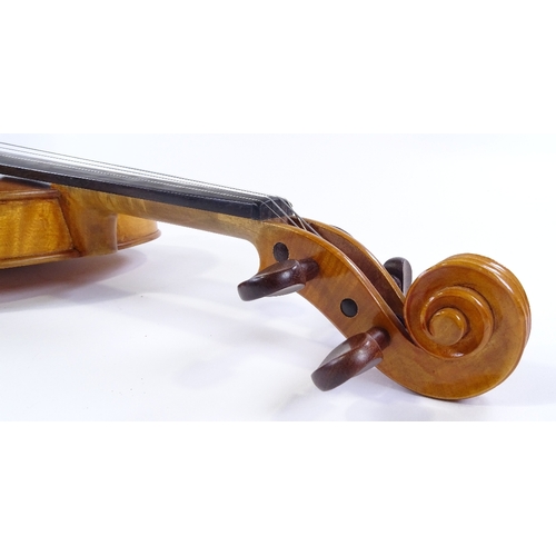 73 - A good quality Italian violin by Luigi Bertelli, made in Verona circa 1930, body length 36cm, with b... 