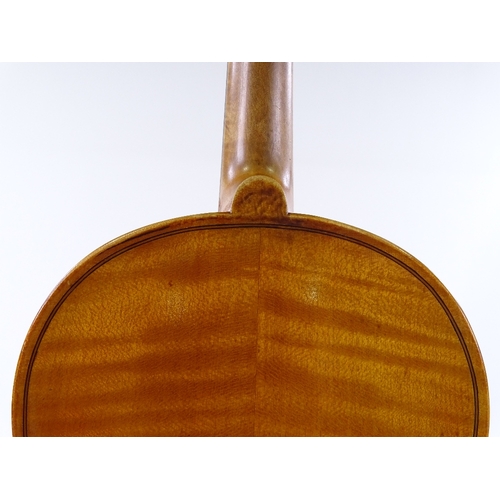 73 - A good quality Italian violin by Luigi Bertelli, made in Verona circa 1930, body length 36cm, with b... 