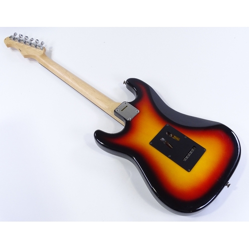 74 - The Rolling Stones, Sunburst S101 Standard Electric Guitar, signed by Mick Jagger, Keith Richards, R... 