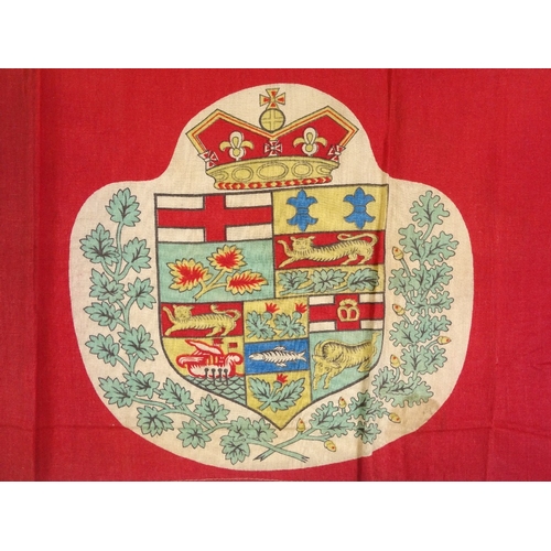 86 - A Boer War printed commemorative flag, 54cm x 84cm