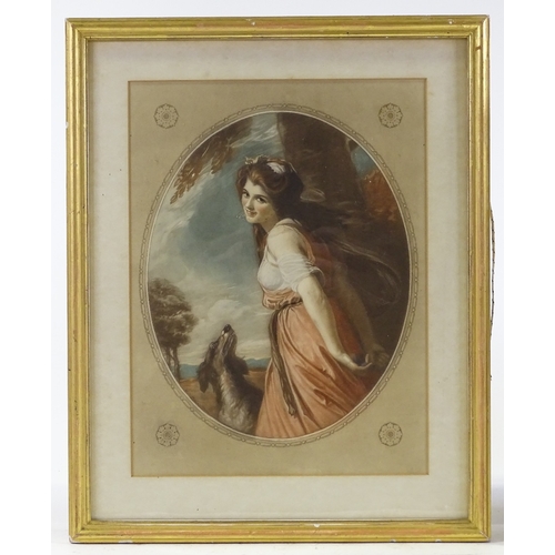 1263 - A group of 19th century prints and engravings, studies of Princess Sophia, framed (4)