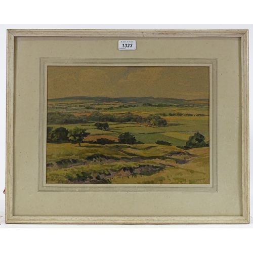 1323 - Stewart Acton, watercolour, landscape, 10