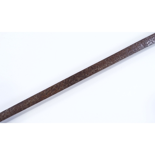 219 - A 19th century Renaissance style brass-hilted sword, length 100cm