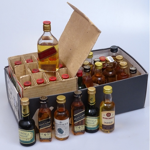 39 - A collection of miniature spirits and liqueurs