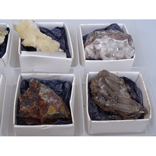 73 - A collection of cornish and other mineral specimens.