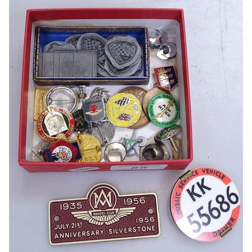 85 - A collection of enamel lapel badges etc