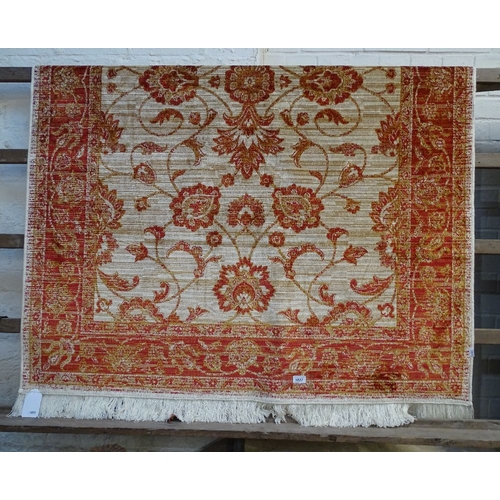 1827 - A beige ground Ziegler rug, 190cm x 140cm