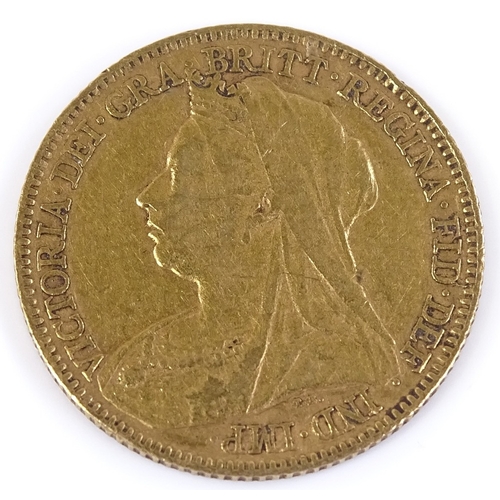 94 - An 1898 gold half sovereign