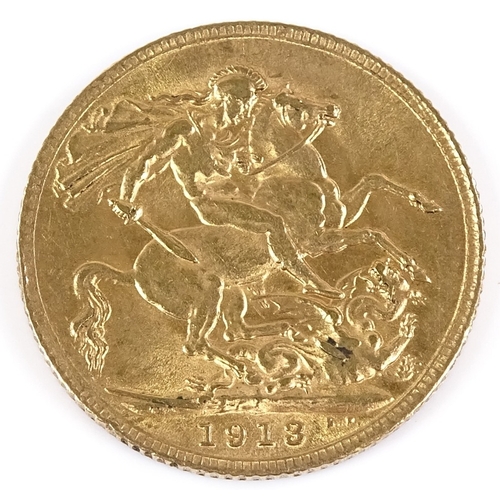 95 - A 1913 gold sovereign