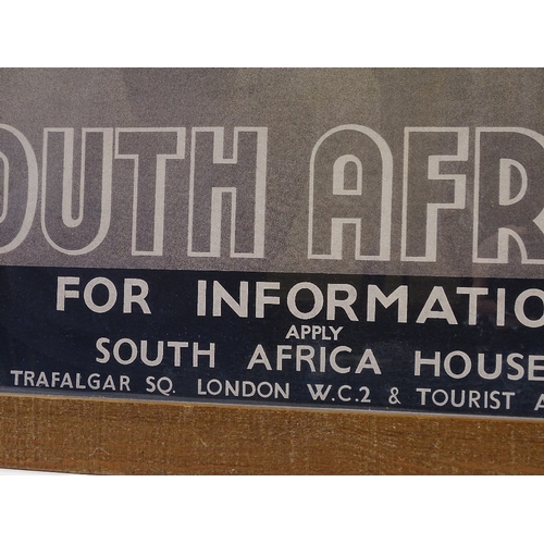 1128 - Gayle Ulmann, Vintage poster advertising South Africa, 36