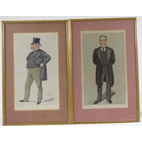 1144 - A set of 13 19th century Spy caricature prints, framed (13)