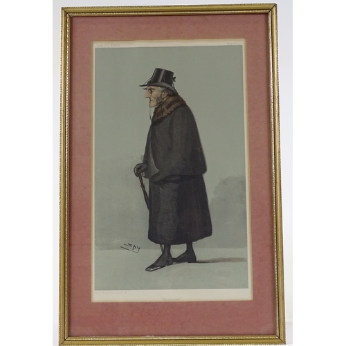 1144 - A set of 13 19th century Spy caricature prints, framed (13)