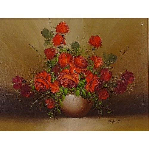 1150 - Pamela Davis, oil on board, still life, 18