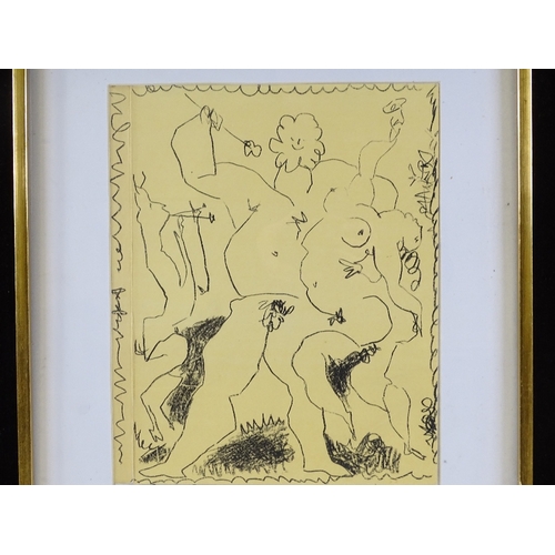 1176 - Pablo Picasso, Bacchanal 1956, lithograph from an edition of 3000 copies, published by Mourlot no. 2... 