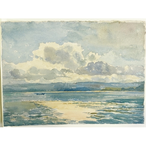 1252 - Album of mainly early to mid-20th century watercolours (50)