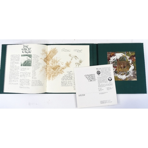 1312 - Bev Dolittle, limited edition colour print, sacred circle, limited edition with certificates and doc... 