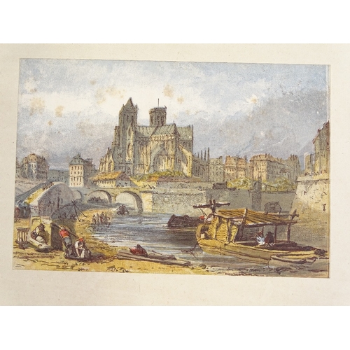 1323 - A large folder of prints and watercolours, various artists