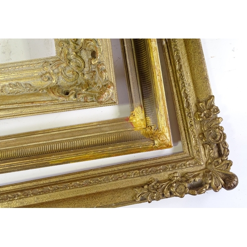 1326 - 5 various gilt-gesso frames