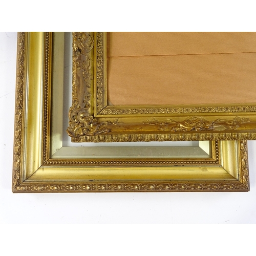 1326 - 5 various gilt-gesso frames