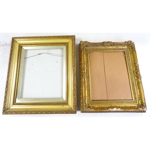 1326 - 5 various gilt-gesso frames