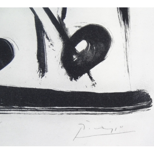 1329 - Pablo Picasso, print, faun, printed signature, 15