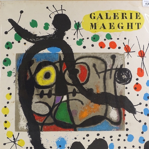 1367 - Joan Miro, original Exhibition poster for Galerie Maeght, 26