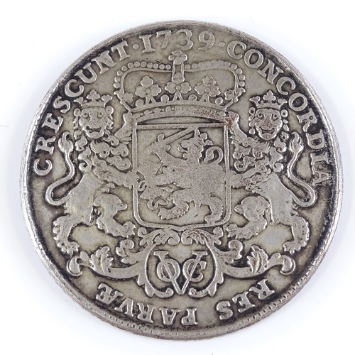 109 - A 1713 silver coin