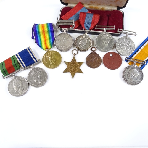 111 - A quantity of First and Second War Service medals, including 1919 India Campaign medal (11)