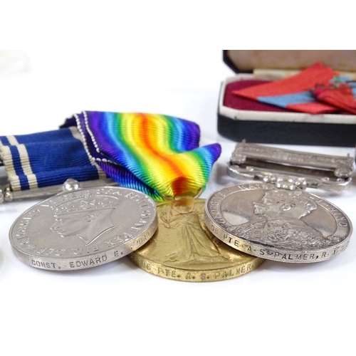 111 - A quantity of First and Second War Service medals, including 1919 India Campaign medal (11)