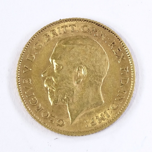 120 - A 1911 gold half sovereign