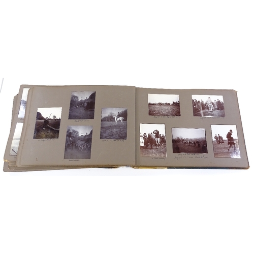 30 - A fascinating album of original photographs circa 1898 - 1919, depicting scenes and family figures a... 