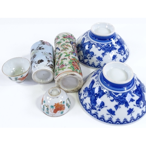 59 - A group of Chinese porcelain items (6)