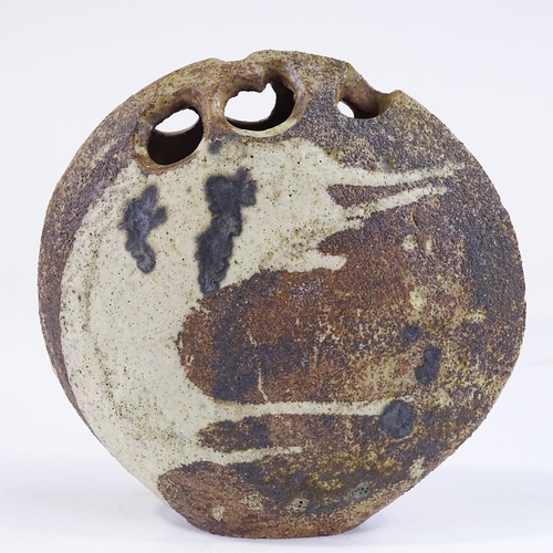 101 - Robert Fournier (1915 - 2008), studio pottery pebble vase with maker's marks, height 20cm