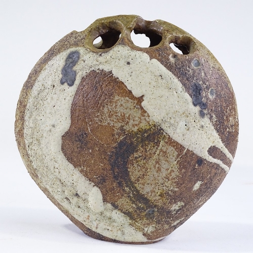 101 - Robert Fournier (1915 - 2008), studio pottery pebble vase with maker's marks, height 20cm