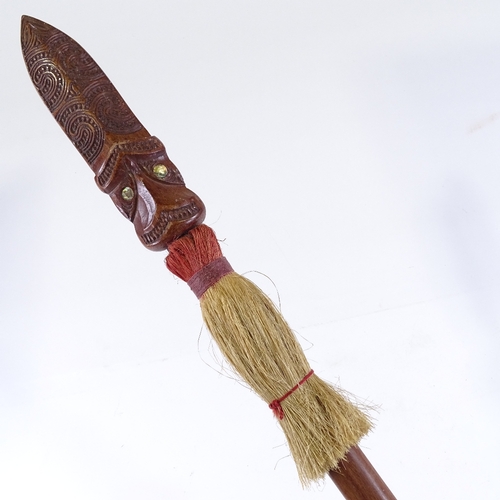 108 - A New Zealand Maori Taiaha, length 154cm