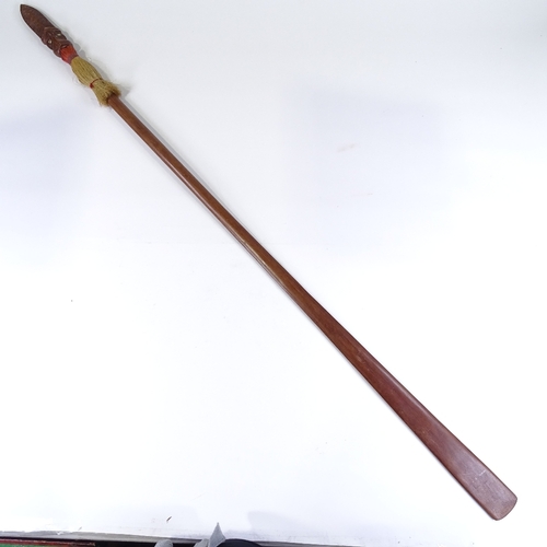 108 - A New Zealand Maori Taiaha, length 154cm