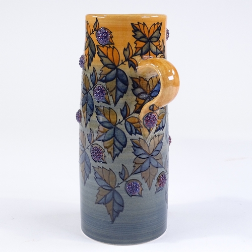 56 - Dennis Chinaworks, relief blackberry design jug, designed by Sally Tuffin, 2007, marked no. 7, heigh... 