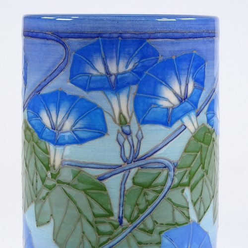 58 - Dennis Chinaworks, trumpet vine footed vase, designed by Sally Tuffin, 2010, no. 2/20, height 22cm