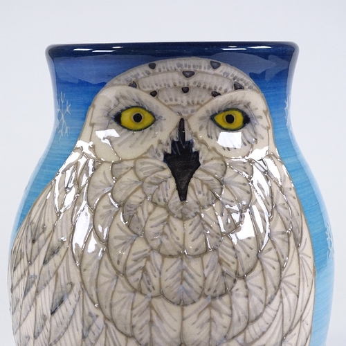 71 - Dennis Chinaworks, snowy owl vase, designed by Sally Tuffin, no. 4/20, 2007, height 21cm