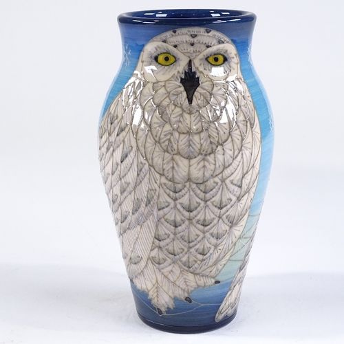 71 - Dennis Chinaworks, snowy owl vase, designed by Sally Tuffin, no. 4/20, 2007, height 21cm