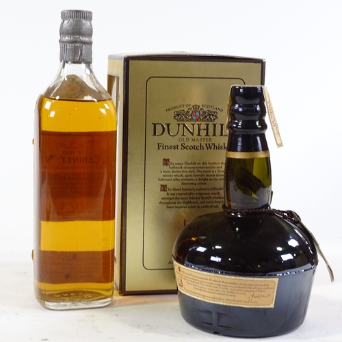 40 - A bottle of Dunhill Old Master blended Whisky and a bottle of The Cabinet Whisky by Blundell & Co (2... 